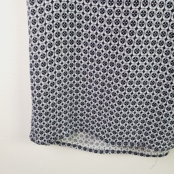 Pure Collection Circular Geometric Viscose Lagenlook Dress Sz 12 - Picture 7 of 10